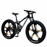 Vélo tout-terrain Tidal Explosions pour adultes, cadre en acier carbone, frein à disque super large 4.0, pour homme et femme, adapté à la plage, à la neige et aux montagnes