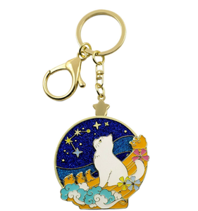 <b>Custom</b> Logo Metal Keychain Bulk Order Bright Colors Factory Direct Wholesale Promotional <b>Key</b> <b>Ring</b> Gift - Product Image 2