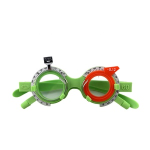 Marco de prueba para instrumento oftalmológico, marco de plástico óptico, barato y colorido - Product Image 1