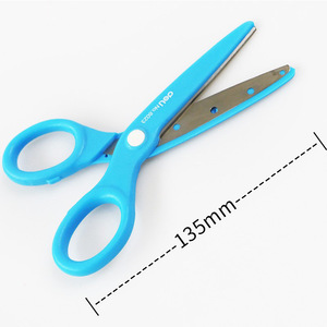 Deli Childrens Origami Scissors 123mm Micro Tip Safety Blade For Students And Kindergarten Use - Product Image 4