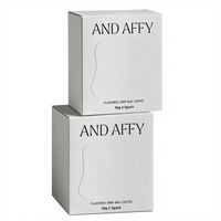 Boîte d'emballage en carton personnalisée pour tasse à café, coffret cadeau pour ensemble de café, boîte d'emballage pour café