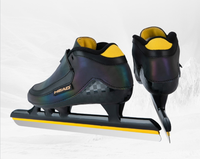 En stock, patins à roulettes de vitesse sur glace professionnels pour adultes de haute qualité, en fibre de carbone HEAD, lame en acier inoxydable, légers et confortables