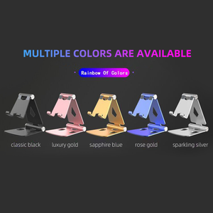 Support de téléphone portable de bureau solide en aluminium Support universel pour tous les smartphones et tablettes - Product Image 6