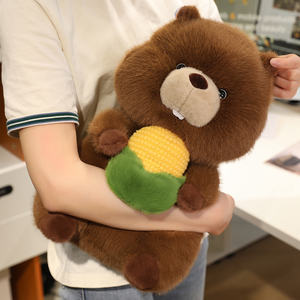 Venta caliente logotipo personalizado juguetes peluche Animal de peluche lindo diseño juguetes Marmot Kawaii juguete de peluche - Product Image 4