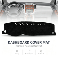 Pour Toyota Highlander 2002 2003 2004 2005 2006 2007 2008, couvre-tableau de bord de voiture, antidérapant, pare-soleil, accessoires intérieurs adaptés