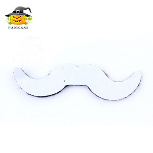 Bigote de peluche negro Scherzbart, accesorio adhesivo para disfraz, decoración para Halloween y cosplay, hecho en China - Product Image 4