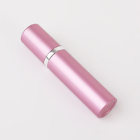 Flacon pulvérisateur de parfum en aluminium électroplaqué de 5 ml pour cosmétiques en gros, avec doublure intérieure en aluminium, Zhejiang