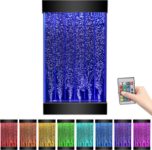 Panel de burbujas de luz RGB para fuente de agua acrílica interior de pared de burbujas de agua acrílica personalizada - Product Image 3