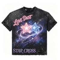 T-shirt personnalisé pour homme, en coton épais, délavé à l'acide, coupe oversize, imprimé DTG, style streetwear, coupe carrée, t-shirt court pour homme