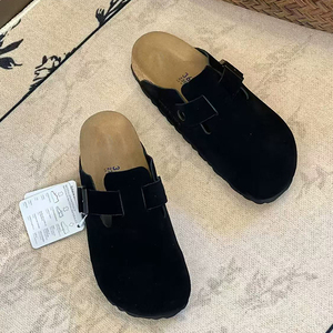 รองเท้า Birkenstocks รุ่นซัมเมอร์ สำหรับเด็ก แบบสวม น้ำหนักเบา หัวรองเท้าเสริมส้น พื้นรองเท้าแบบสไลด์ ปิดครึ่งเท้า สไตล์ใหม่ - Product Image 6