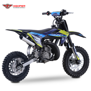 HIGHPER Max.10.5HP Dirt Bike <span class=keywords><strong>50</strong></span> Cc <span class=keywords><strong>Mini</strong></span> Motocross Motocicleta Pitbike Motor de 2 tiempos Motocicleta para niños - Product Image 3