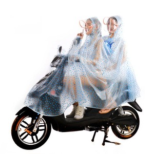 Imperméable de moto en PVC imperméable pour femmes avec des points verts <span class=keywords><strong>Poncho</strong></span> de <span class=keywords><strong>pluie</strong></span> vert pour l'extérieur vélo voyage vêtements de <span class=keywords><strong>pluie</strong></span> pour adultes filles - Product Image 6