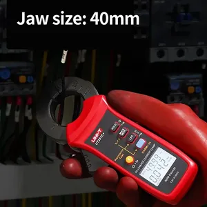 Pince ampèremétrique numérique UNI-T UT251C+ 60A AC pour fuites de courant avec fonction de maintien et filtre passe-bas LPF pour test de moteur VFD via application - Product Image 3