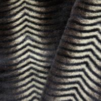Tissu doux à motif animal imprimé sur mesure, fausse fourrure de lapin pour couverture de bébé, vêtement, jouet, usage domestique