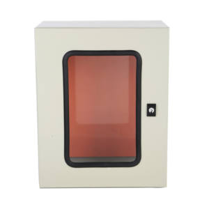 Boîtier en tôle métallique transparent IP65 avec fenêtre de visualisation - Product Image 4