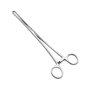 Pinzas cervicales de acero inoxidable KEWO Medical, instrumento quirúrgico ginecológico, pinzas retractoras cervicales rectas/curvas - Product Image 5