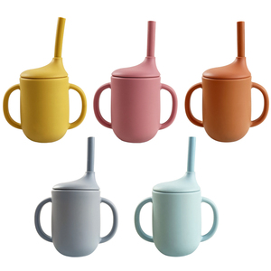 Vaso <span class=keywords><strong>de</strong></span> Agua para Bebés con Pajita, Material Resistente al Calor, Apto para Microondas, Ecológico, con Asa - Product Image 6