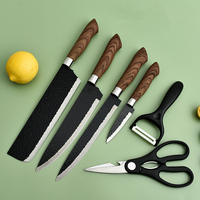 Ensemble de couteaux de chef 6 pièces en gros-couteaux de cuisine en acier inoxydable de 8 pouces avec boîte-cadeau
