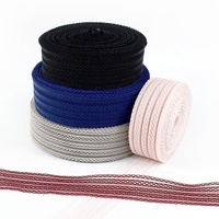 Deepeel BD414 35mm bandes de maille blanches élastiques avec garniture en dentelle imprimé maillot de bain sous-vêtements Textiles de maison sacs sangle élastique dentelle
