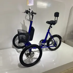 Самый лучший продавая Электрический 3-х колесный велосипед педали спереди двухколесный задний без задний багажник для велосипеда
