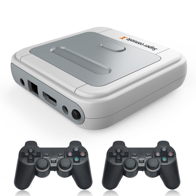 Retro WiFi Super Console X Pro 4K HD TV Video Game Consoles for PS1/PSP/N64/DC With 50000+ Games With 2.4G Wireless Controllers
