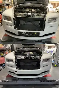 PP Material Car Bumper Assembly Headlight Body Kit Rolls-Royce Wraith 1st Generation Upgraded To 2nd Generation