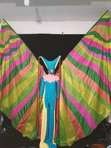 Carnevale futuro stupefacente farfalla brasiliana spettacolo di scena abiti da ragazze Parade Festival costumi di intrattenimento - Product Image 4