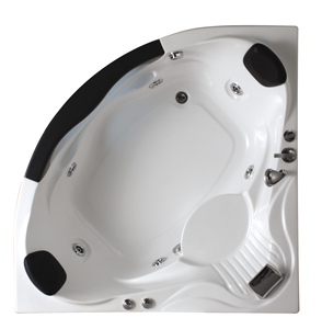 Bañera de Hidromasaje Acrílica Moderna de 1.5m, Personalizable OEM/ODM, Duradera, con Drenaje, Diseño de Esquina, Estilo Europeo - Product Image 3