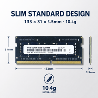 Mémoire RAM DDR4 pour ordinateur portable 8 Go 16 Go 32 Go 2666 MHz 3200 MHz SODIMM Haute Vitesse