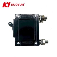 Disjoncteur magnétique hydraulique bipolaire KUOYUH série JL 80V CC, capacité de coupure 5 kA, montage sur panneau, industriel/maritime