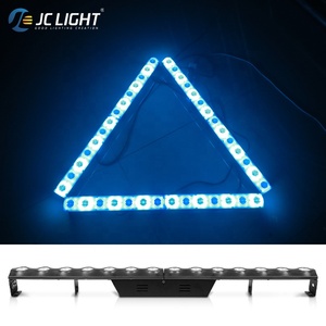 Disco Bar Đèn DJ 14PCS 3W RGB + hổ phách Dot Matrix LED rửa pixel DMX ánh sáng sân khấu Ma trận LED Bar - Product Image 1