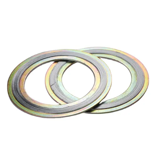 hot sale valve gasket spiral outer and inner rings metal spiral wound gasket carbon steel wound spiral gasket