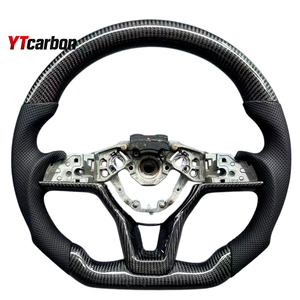 YTcarbon para Spring Bigster <span class=keywords><strong>Duster</strong></span> Stepway MCV, piezas de automóvil, accesorios interiores de coche, volante de fibra de carbono Real personalizado - Product Image 2