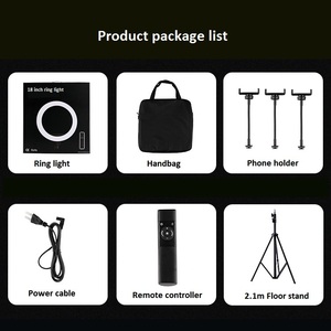 Aro <span class=keywords><strong>de</strong></span> Luz para Barbería con Trípode <span class=keywords><strong>de</strong></span> 18 Pulgadas, Lámpara <span class=keywords><strong>de</strong></span> Relleno LED para Maquillaje, Belleza, Selfies y Salón - Product Image 5