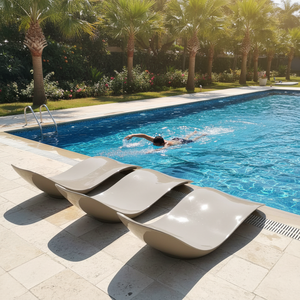 Tumbona Moderna de Lujo de Fibra de Vidrio para Exteriores, Silla Reclinable de Patio, Silla de Playa de Alta Gama para Uso en Hoteles y Patios - Product Image 6