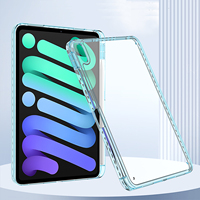 Casing Tablet dengan Slot pensil 2025 Bening, casing Mini 10.9 11 inci untuk iPad Pro Air 3 4 5 6 7 8 9 generasi ke-10