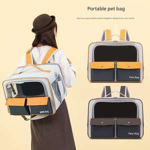 Petit/moyen transporteur pour animaux de compagnie pour <span class=keywords><strong>chats</strong></span> et chiens transporteur de voyage pliable étanche pour chiots avec face souple pour <span class=keywords><strong>transporter</strong></span> <span class=keywords><strong>des</strong></span> chiots et <span class=keywords><strong>des</strong></span> <span class=keywords><strong>chats</strong></span> - Product Image 4