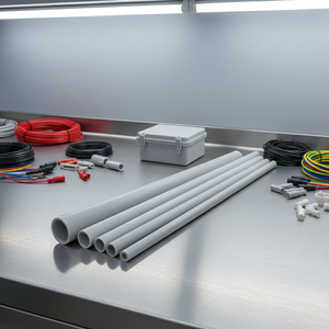 고품질 1KV 정격 실리콘 고무 열수축 튜브, 수축률 2:1, 두께 0.5mm, 저전압 전선 절연용 - Product Image 2