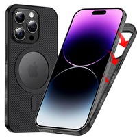 Coque de téléphone de haute qualité, ultra-fine, à motif ondulé, avec aimant réel, en PP, antichoc, compatible avec les modèles 11/12/13/14/15/Pro/Max, fabriquée en usine