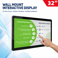 Computadora Industrial Todo en Uno de Montaje en Pared con Doble Puerto LAN y Pantalla Táctil Capacitiva para Ascensores, Aeropuertos y Educación