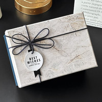 Coffret Cadeau de Luxe Haut de Gamme en Carton Rigide Vert avec Ruban, Emballage Personnalisé Gaufré sur Mesure pour Parfums, Cosmétiques et Bougies