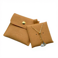 Pochette à bijoux personnalisée QIYI en microfibre avec logo, de haute qualité, pour colliers et boucles d'oreilles, avec insert rembourré, sac cadeau