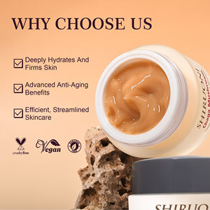 Crème raffermissante <span class=keywords><strong>pour</strong></span> le <span class=keywords><strong>visage</strong></span> au champignon Chaga personnalisée, traitement anti-âge liftant hydratant, hydratant anti-âge - Product Image 2