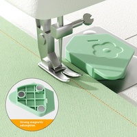 Kit de couture Portable Machine à coudre magnétique forte positionnement nouvel outil de bord de tissu polyvalent polygonal gradué mode