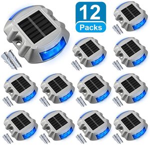 Luces Solares para Terraza, Luces LED Inalámbricas para Entrada de Vehículos, Luces de Advertencia para Exteriores con Clasificación IP67 a Prueba de Agua, Luces para Escalones, Entrada de Vehículos, Acera, Jardín, Patio - Product Image 1