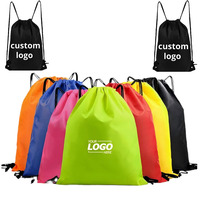 Sacs à dos promotionnels publicitaires en polyester de style moderne, avec logo personnalisé imprimé par sérigraphie, vente en gros d'usine en Chine