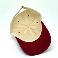 Gorra de Béisbol Personalizada de 6 Paneles, Sin Estructura, de Algodón, con Bordado 3D de la Letra K, Visera de Color Contrastante, Estilo Casual para Uso Diario, Venta al Por Mayor