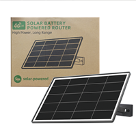 Routeur CPE solaire 4G à longue autonomie, batterie rechargeable 15600 mAh, WiFi6, routeur sans fil extérieur