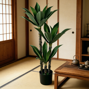 Artículos Decorativos para el Hogar en Oferta, Planta Artificial Tropical, Bonsái de <span class=keywords><strong>Agave</strong></span> Artificial, Planta de Sisal, Arreglos Florales para Fiestas y Bodas - Product Image 1