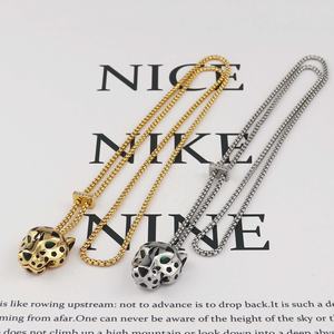 फैशन पैंथर लटकन गहने मढ़वाया 18k सोने उच्च गुणवत्ता गहने हार - Product Image 2